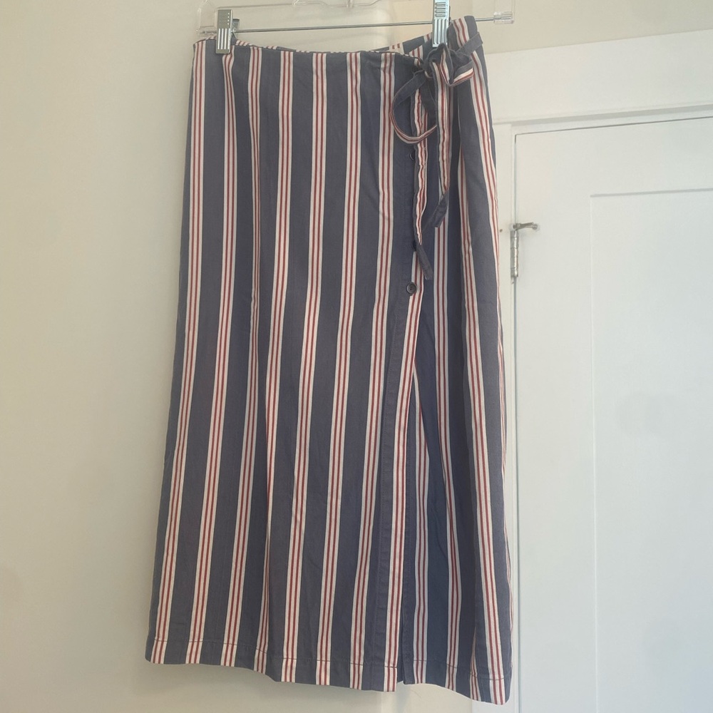 Marine Layer Midi Wrap Skirt